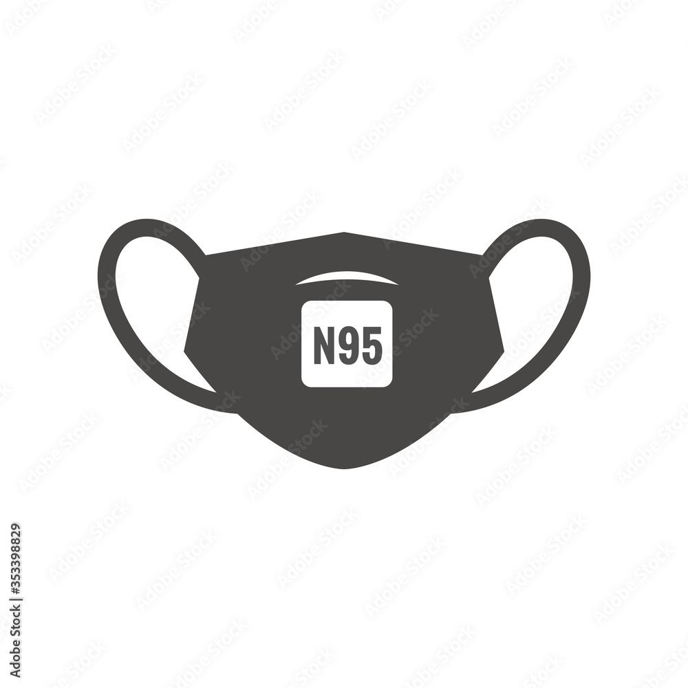 N95 facemask ppe face mask icon set - respiratory face masks N95 facemask ppe face mask icon set - respiratory face masks