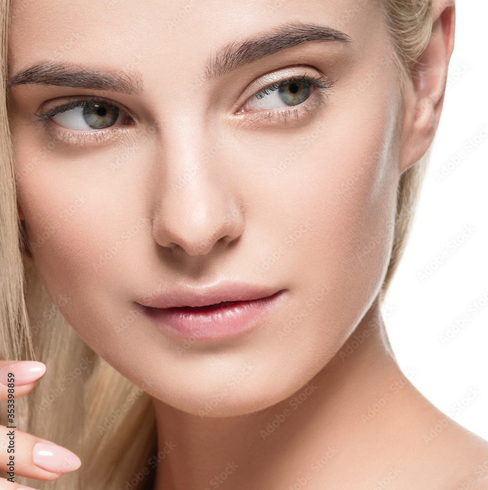 Natural healthy skin beauty female macro Natural healthy skin beauty female macro