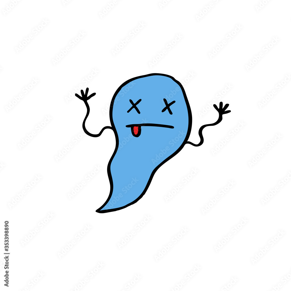 ghost doodle icon ghost doodle icon