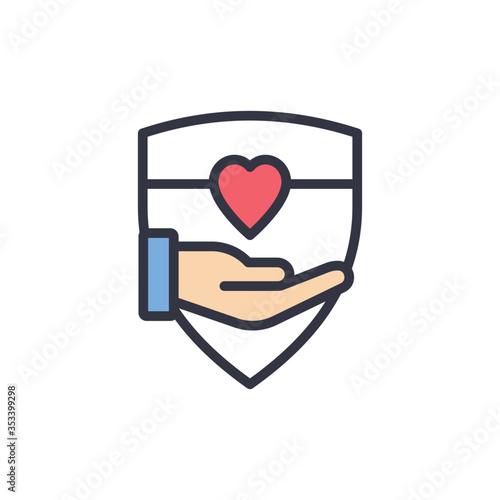 Health Safety and Environment Icon - focusing on the environment side