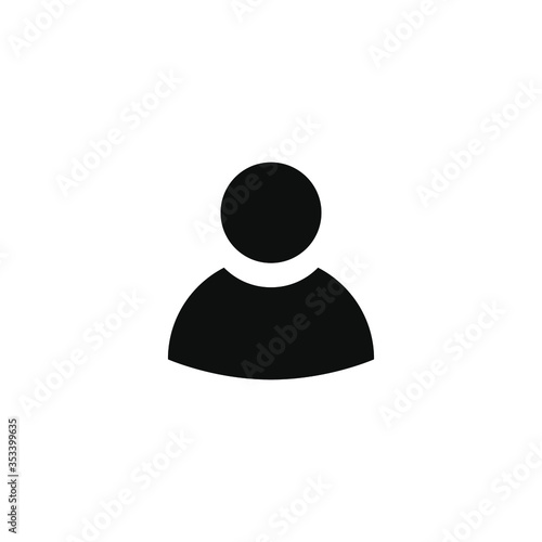 User icon vector.Profile sign.Person symbol illustration