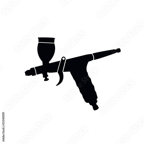 aerograph vector icon