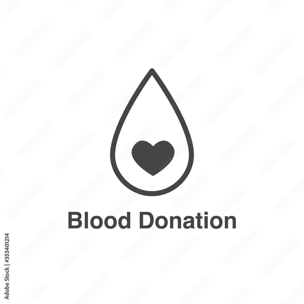 Blood testing and work icon showing one aspect of blood draw process