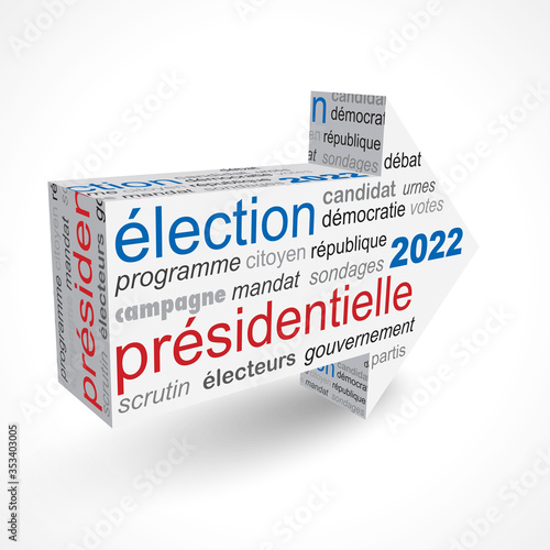 Flèche 3D-élection présidentielle 2022
