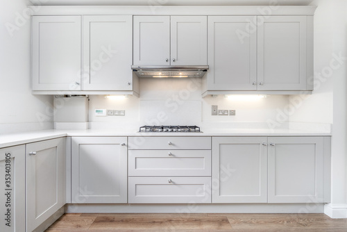 White kitchen cabinets photo