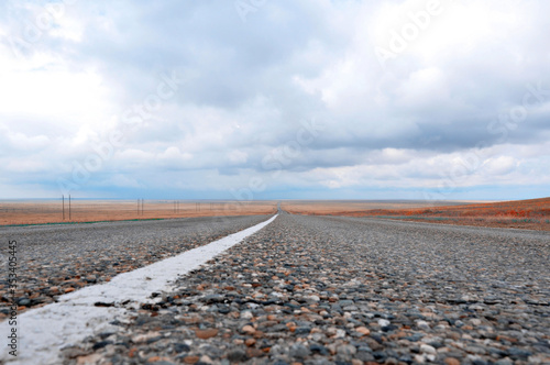 the road in the steppe © porsche24