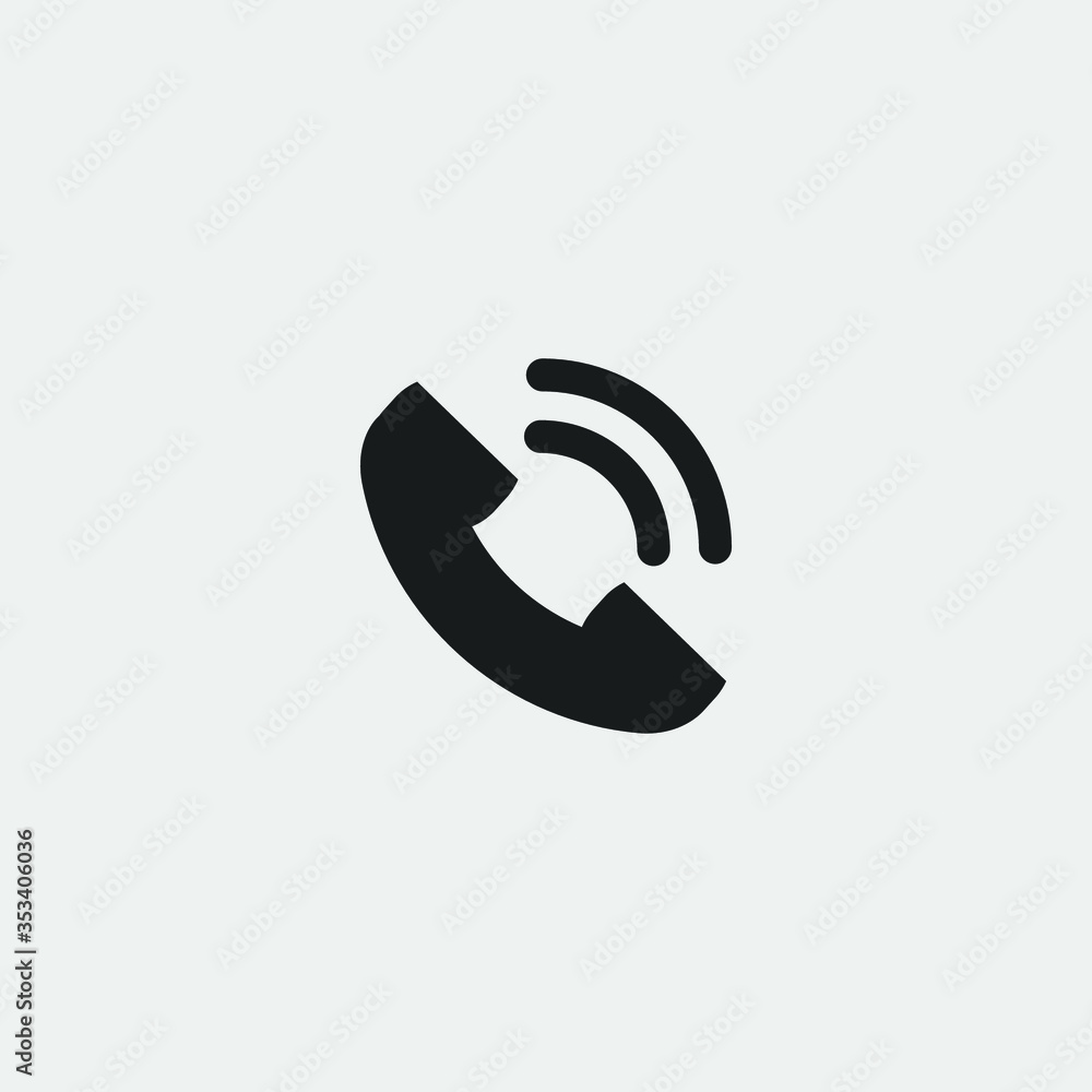 Phone call icon vector Phone call icon vector