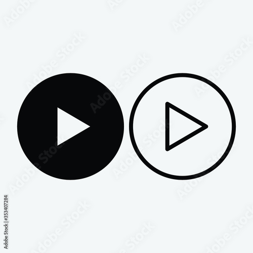 Free Download play button icon - GFXLoad