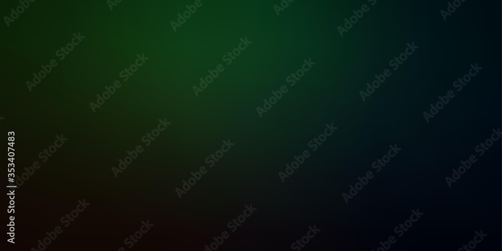 Dark Green vector blurred colorful background. New colorful illustration in blur style with gradient. Elegant background for websites.