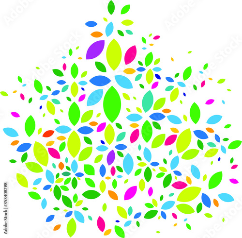 Wallpaper Mural abstract floral background Torontodigital.ca