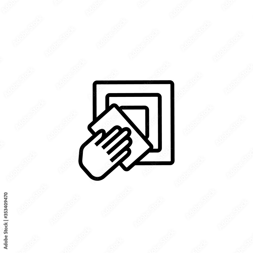 Access card contol sign. Clipart image isolated on white background Access card contol sign. Clipart image isolated on white background