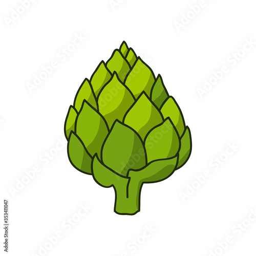 artichoke doodle icon