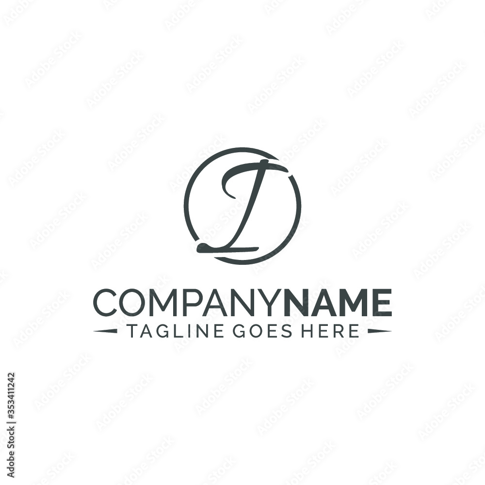 I Letter Logo I Letter Logo