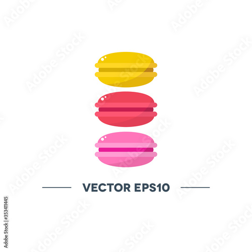 macaroon vector icon