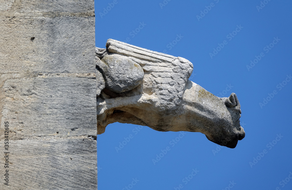 Wasserspeier in Aigues-Mortes