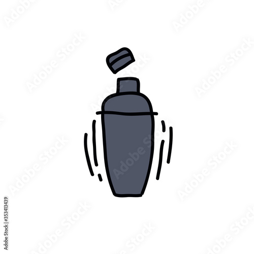 shaker doodle icon
