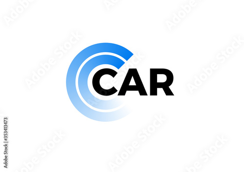 Tire marks, car service company logo. Steering wheel logotype. Racing vehicle, speed icon. Automotive manufacturing vector illustration. Isolated auto sign. Driving license courses symbol.
