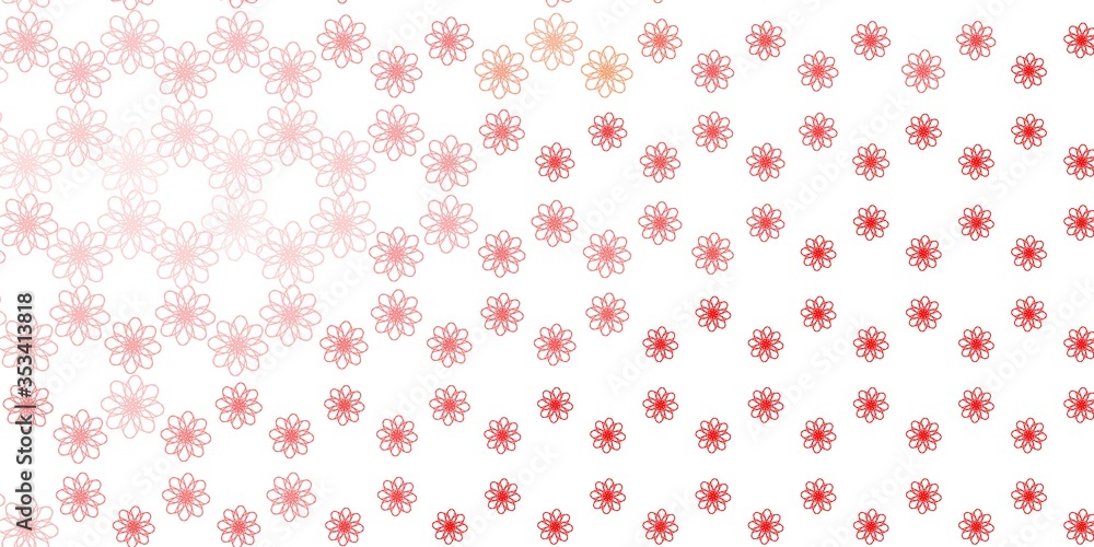 Light Red vector template with lines. Light Red vector template with lines.