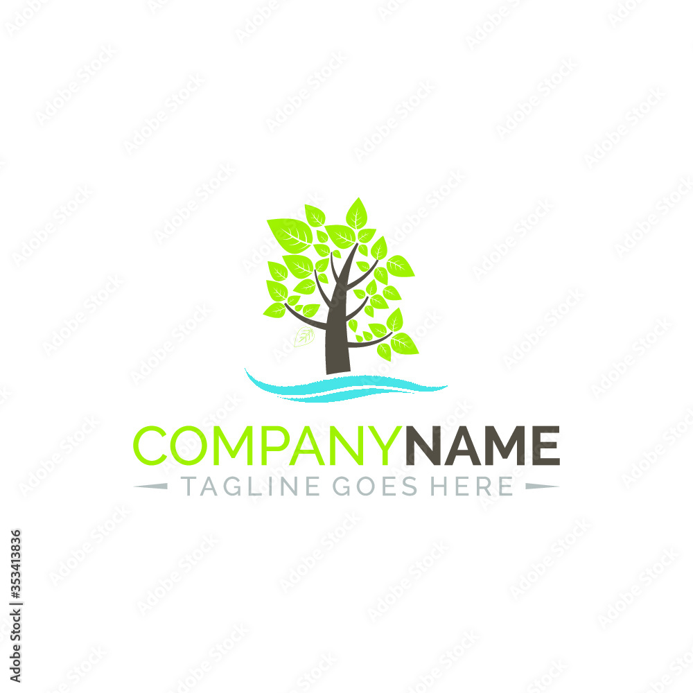 Obraz premium Tree Logo Concept