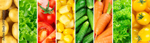 Background of vegetables. Fresh food