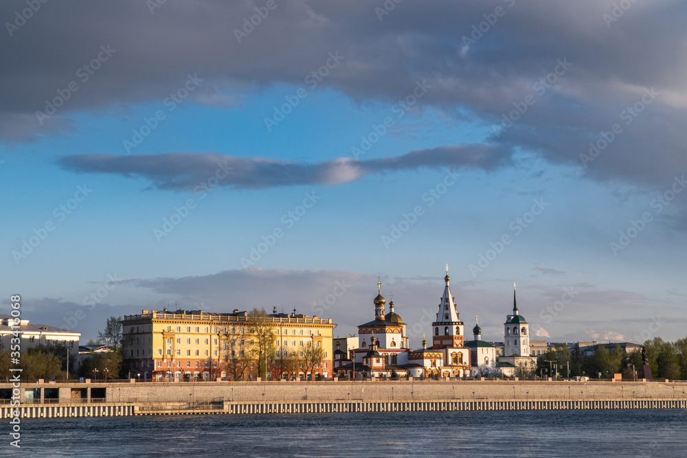 custom made wallpaper toronto digitalIrkutsk Epiphany Cathedral on the banks of the Angara