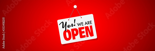 Yes we're open