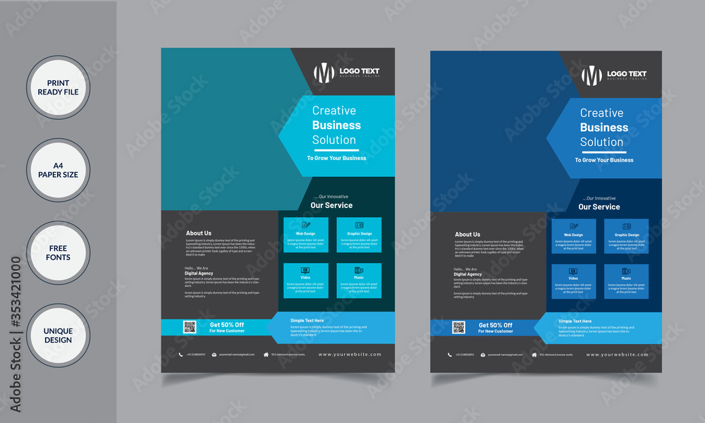 Corporate Business flyer template