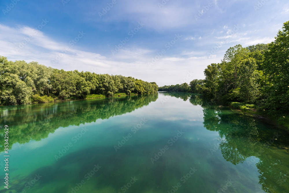 The river Brenta in Italy The river Brenta in Italy