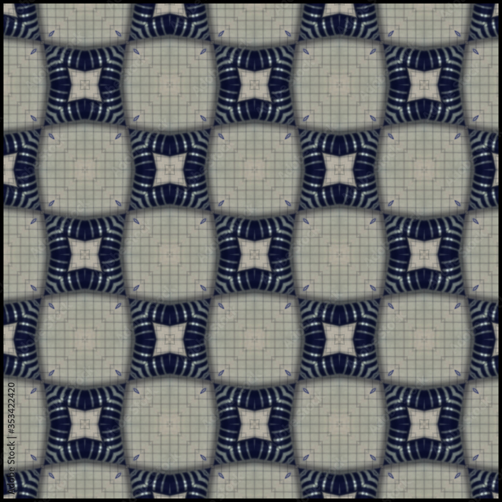 seamless blue pattern with gray geometric shapes seamless blue pattern with gray geometric shapes