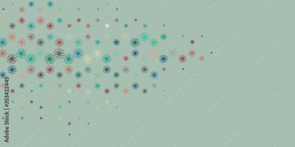 Light Blue, Red vector template with curved lines. Light Blue, Red vector template with curved lines.