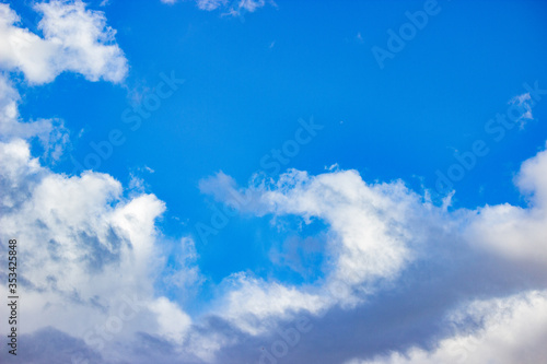 blue sky with clouds