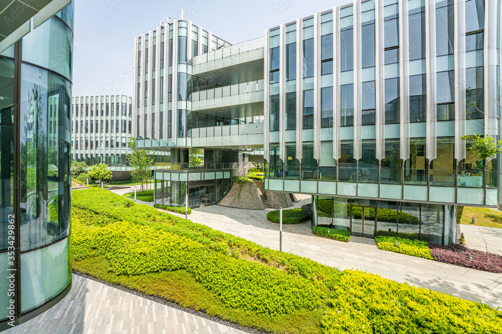 Modern internet technology office area