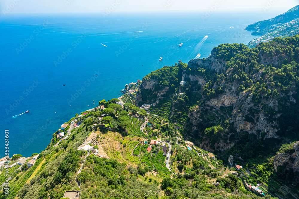 Town of Ravello, Amalfi Coast, Italy, Europe Town of Ravello, Amalfi Coast, Italy, Europe