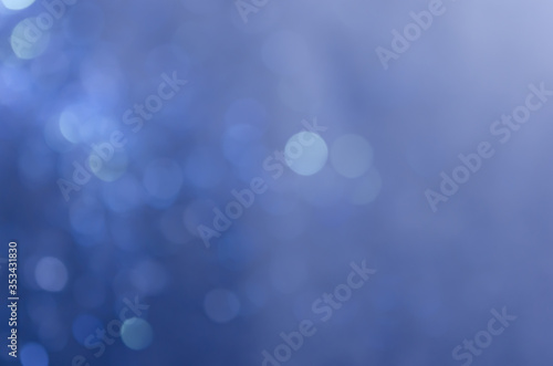blur background abstract blue color. defocused glittering of glitter beautiful colorful soft effect pattern design for backdrop or wallpaper.
