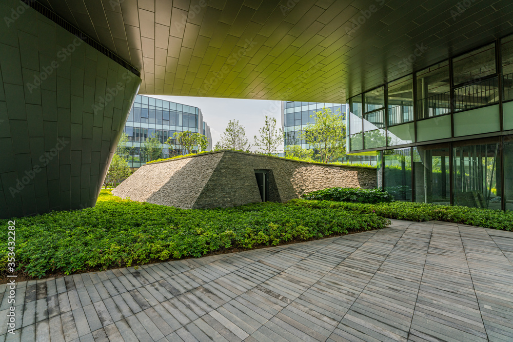 Modern internet technology office area