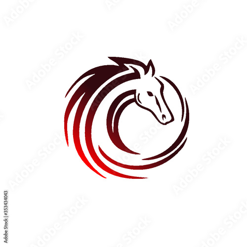 Wallpaper Mural HORSE LOGO ICON VECTOR Torontodigital.ca