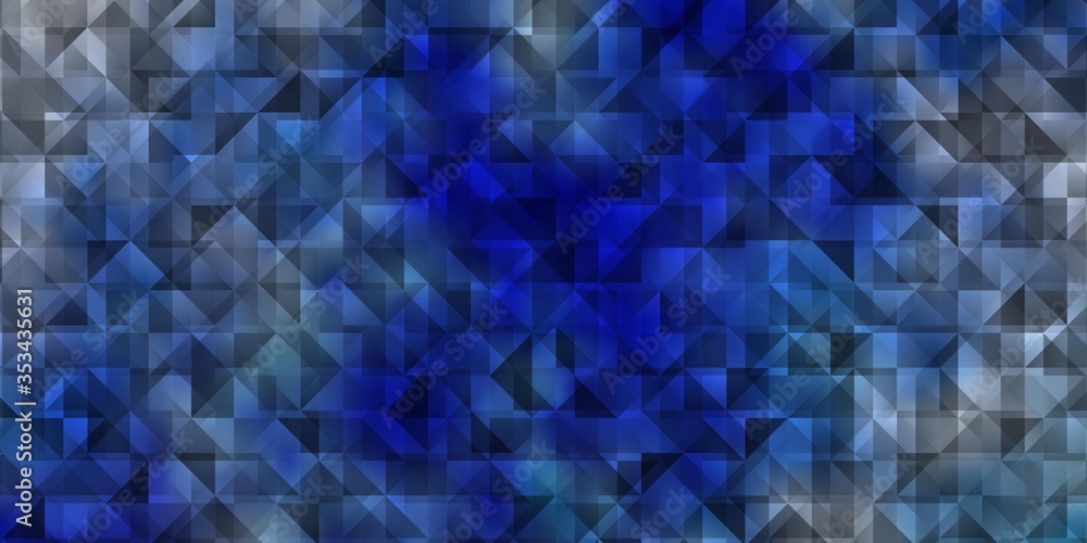 Light BLUE vector background with triangles. Light BLUE vector background with triangles.