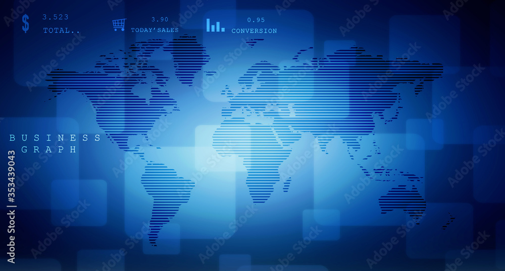 2d illustration world map abstract background 2d illustration world map abstract background