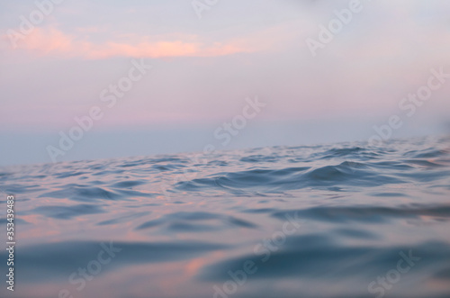 ocean waves sunset