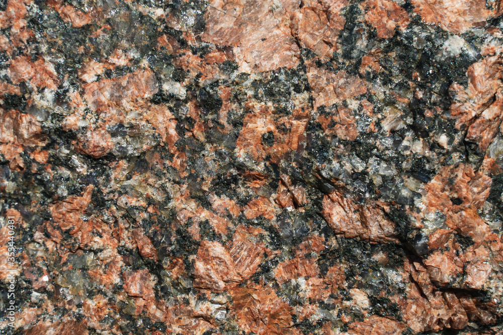 background texture of red and black granite close-up. pattern for design background texture of red and black granite close-up. pattern for design