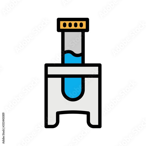 urine sample filled outline Icon