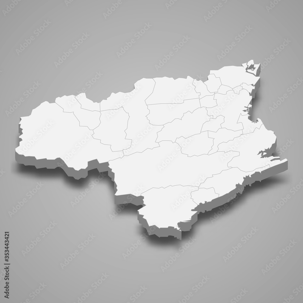 tokushima 3d map prefecture of Japan Template for your design tokushima 3d map prefecture of Japan Template for your design