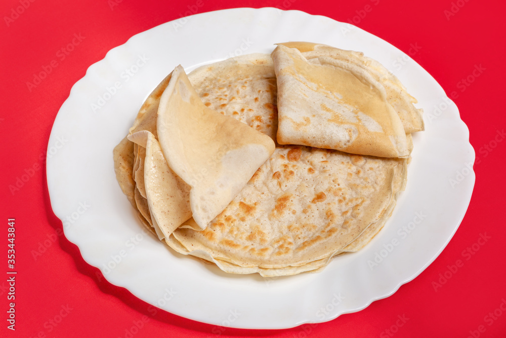 Tasty pancakes on Shrovetide on background Tasty pancakes on Shrovetide on background