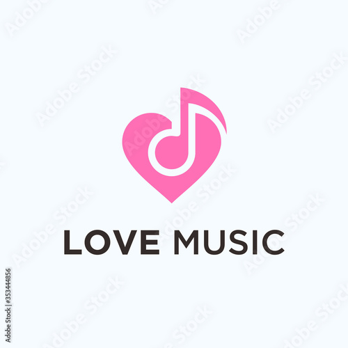 love music logo. tone icon