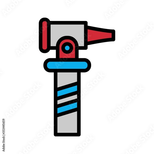 otoscope filled outline Icon