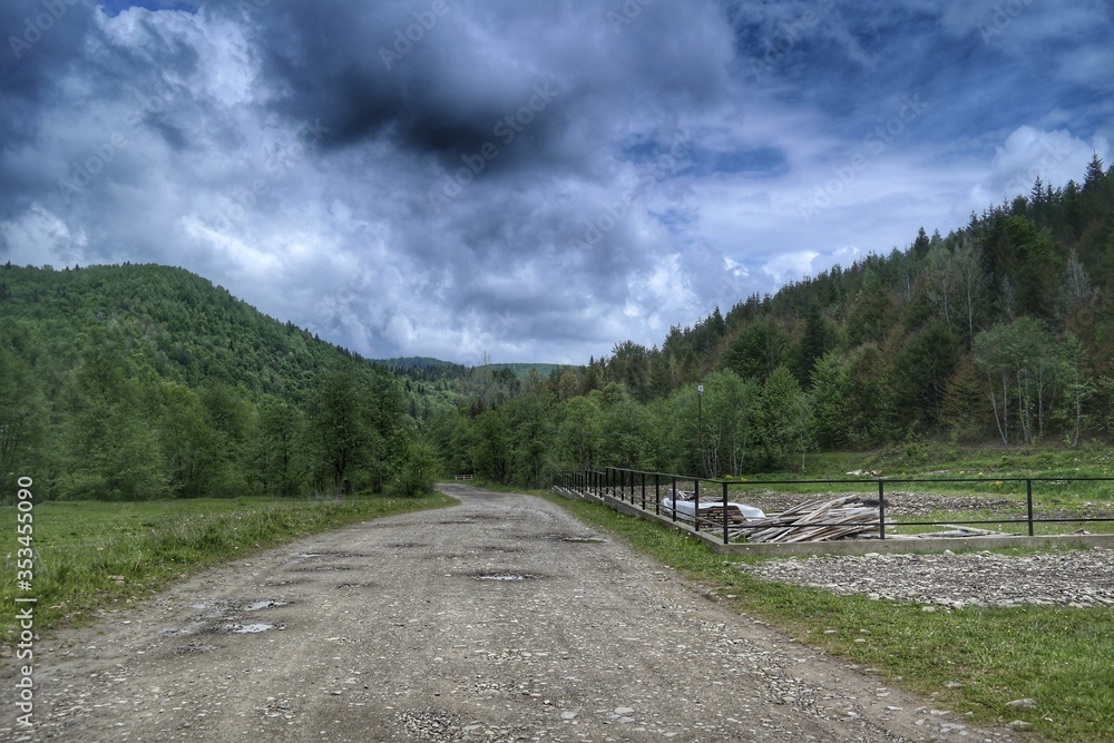 road in the mountains road in the mountains