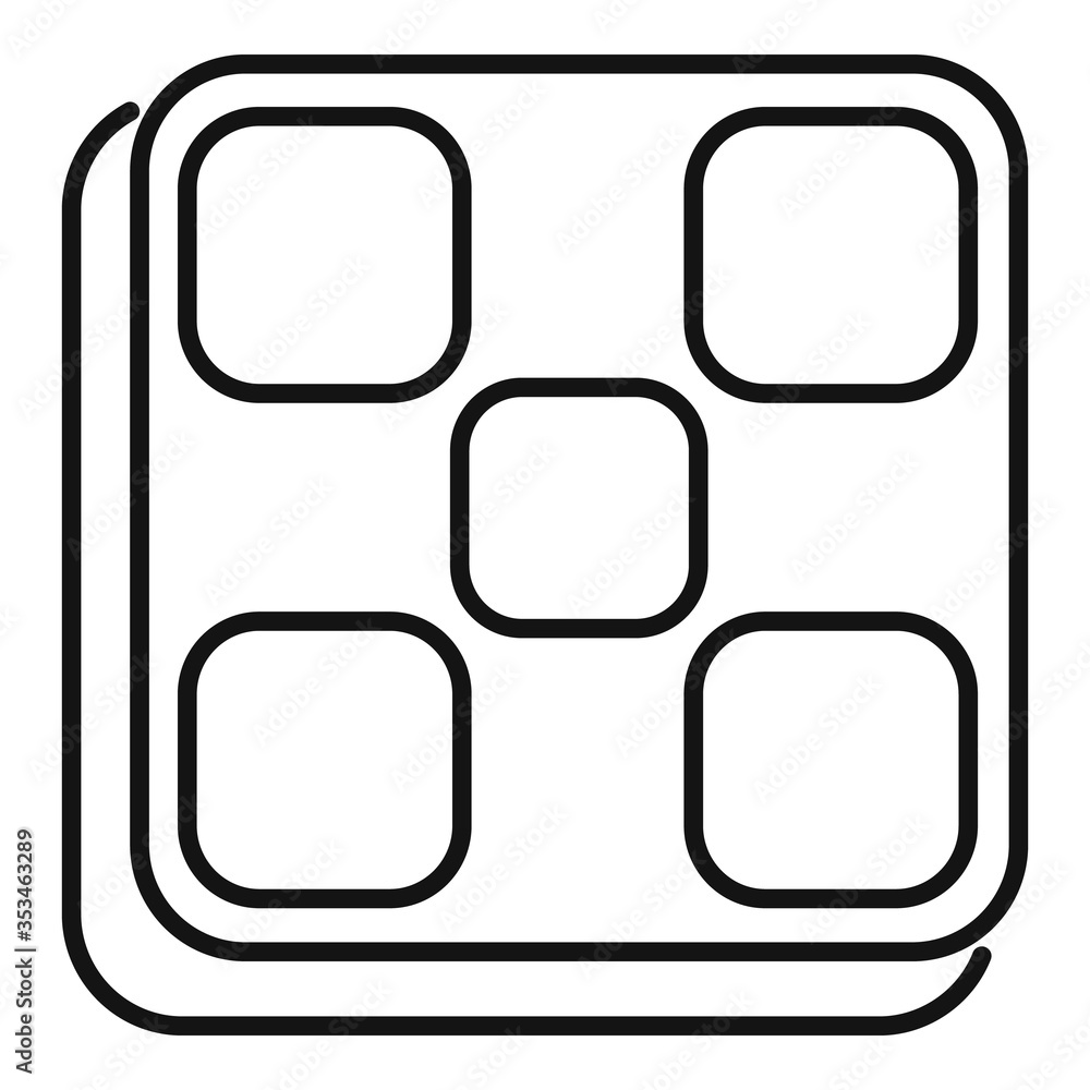 Sandwich biscuit icon. Outline sandwich biscuit vector icon for web design isolated on white background Sandwich biscuit icon. Outline sandwich biscuit vector icon for web design isolated on white background