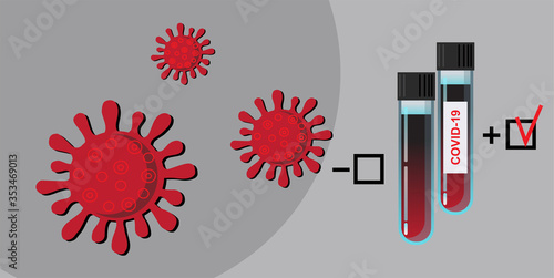 coronavirus infection pandemic digital illustration