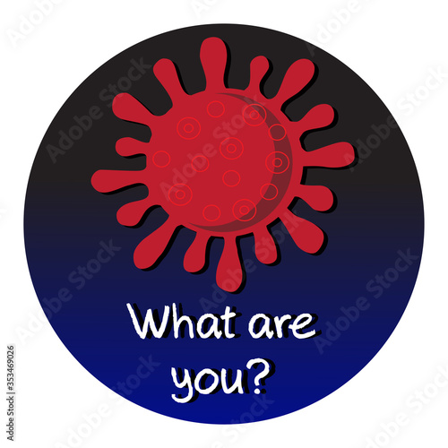 coronavirus infection pandemic digital illustration
