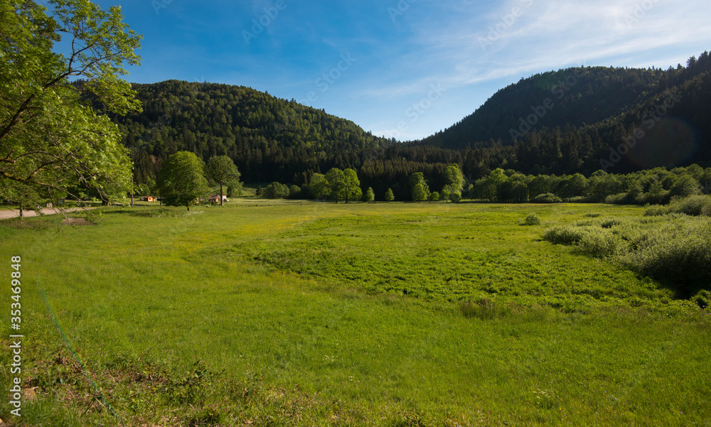 Fototapeta premium Lac de Retournemer in den Vogesen